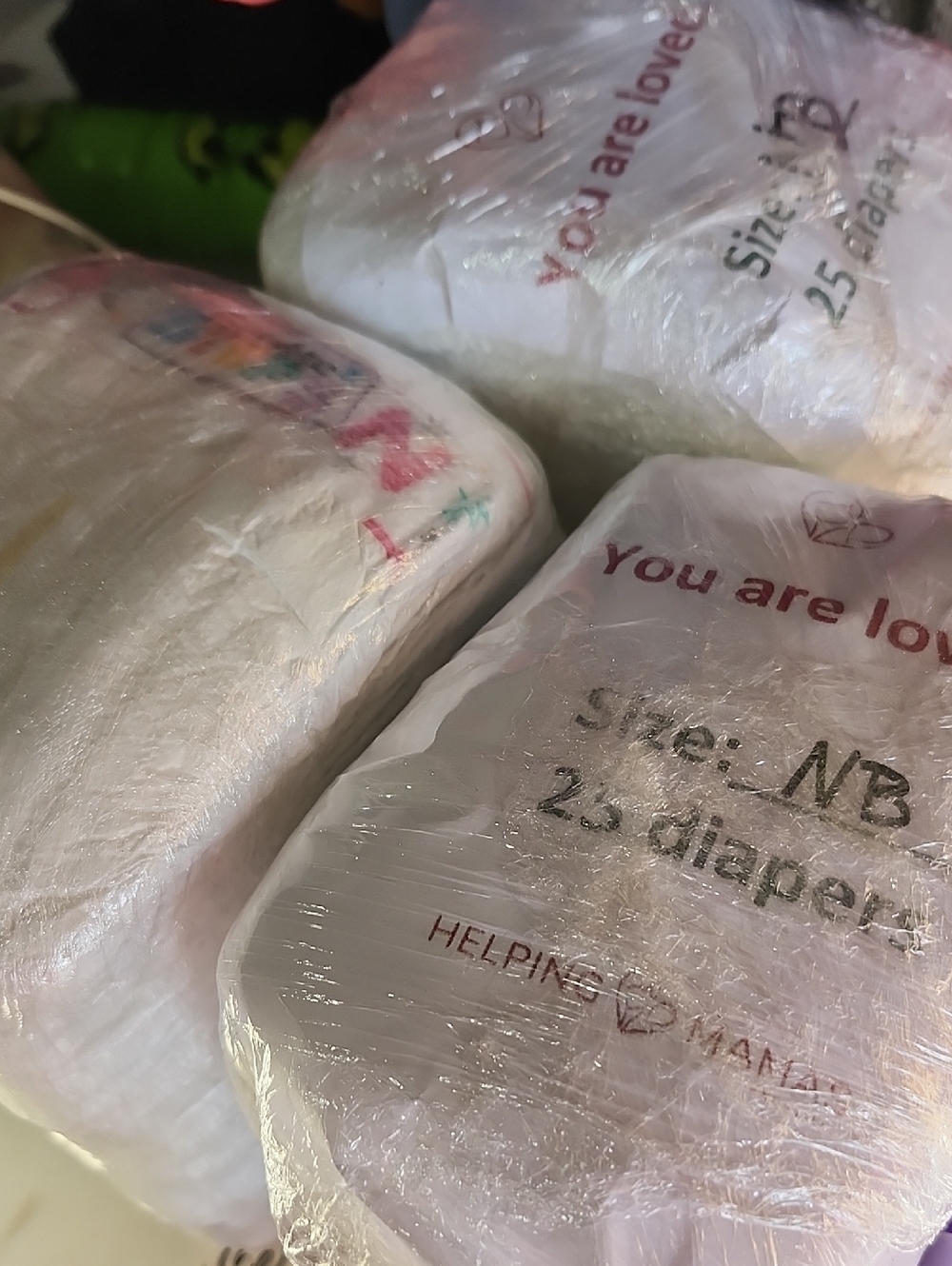 Newborn Disposable Diapers - White (Brand: )